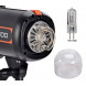 Godox qt-400 400 W GN65 Hohe Geschwindigkeit 1/5000S Studio Strobe Flash Leichte beleuchtungsdauer Lampe Head 220 V Recycling 0.05 - 1.2S Zeit + letwing Digital Gift Kit (qt-400)-03